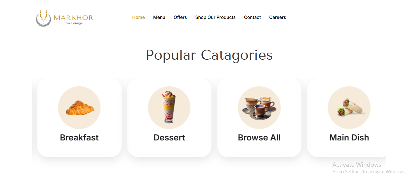 Restaurant Website 2